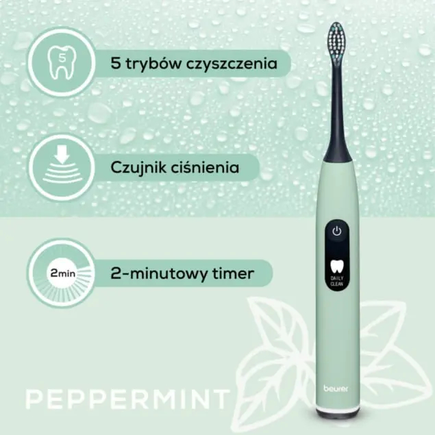 Szczoteczka soniczna BEURER SC 50 Miętowy
