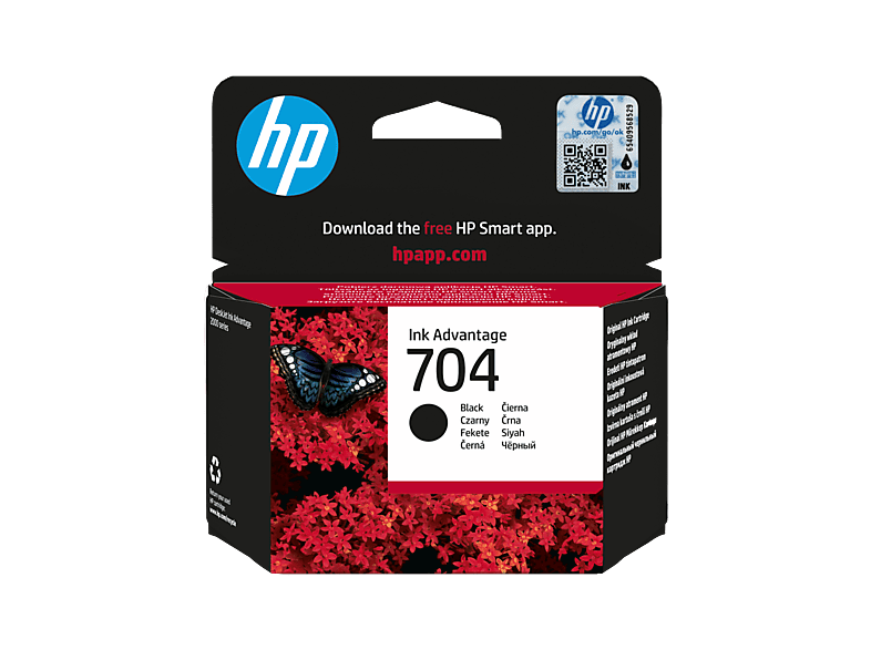 HP 704 Czarny Oryginalny Tusz Deskjet CN692AE