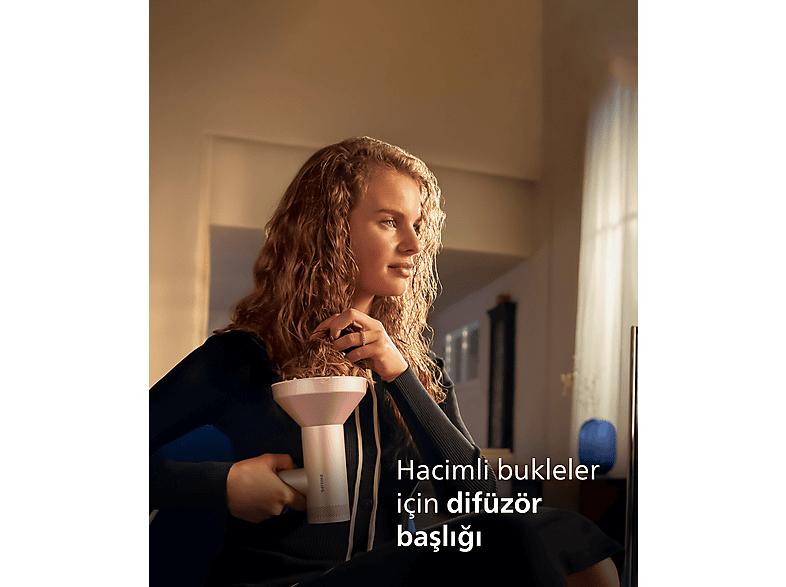 PHILIPS BHD837/10-Yeni Nesil Saç Kurutma Makinesi Şampanya Pembesi