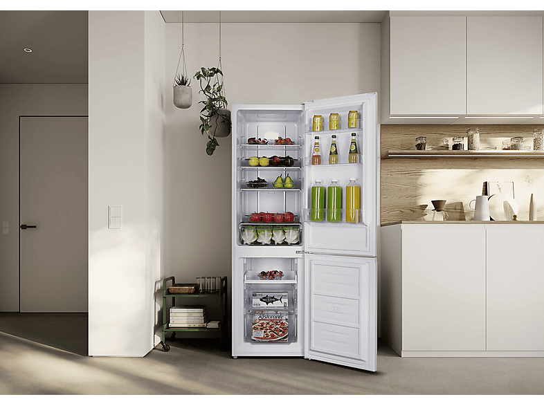 Thumbnail - OK. OFK 681 D NF W Kühlgefrierkombination (D, 253 l, 1805 mm hoch, Weiß)