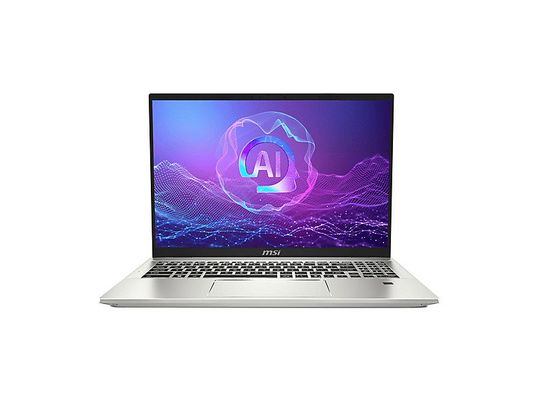 MSI Prestige A16 AI+ A3-210IT NOTEBOOK, 16 '', processore AMD Ryzen AI 9 365 365, Radeon™ Onboard Graphics, RAM 32 GB, 1000 GB SSD, Argento, Windows