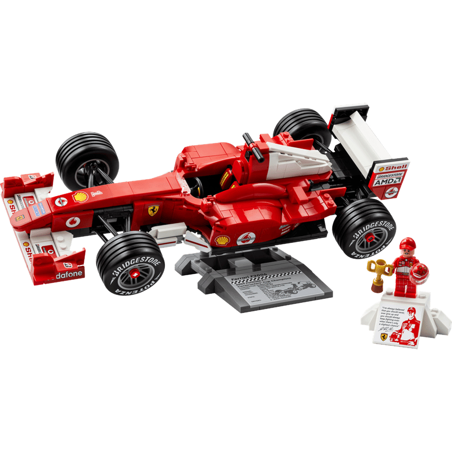 Lego Icons 11375 Ferrari F2004 En Michael Schumacher Bouwstenen
