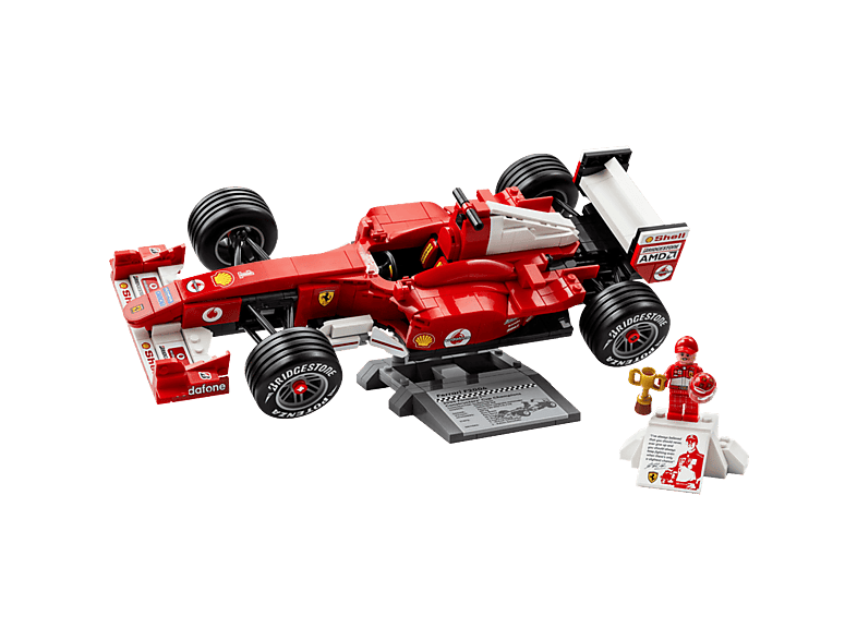 Lego Icons 11375 Ferrari F2004 En Michael Schumacher Bouwstenen afbeelding