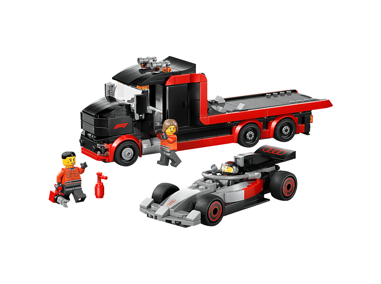 Lego City 60493 F1® Displaytruck Met Audi Racewagen Bouwstenen afbeelding