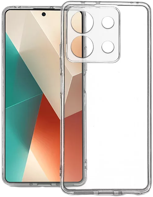 HAFFNER Xiaomi Redmi Note 13 5G Clear Case szilikon tok, átlátszó (HF277399)