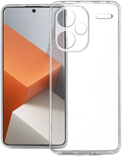 HAFFNER Xiaomi Redmi Note 13 Pro+ 5G Clear Case szilikon tok, átlátszó (HF277412)