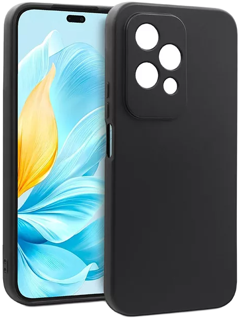 HAFFNER Honor 200 Lite 5G Silicone Case szilikon tok, fekete (HF775237)