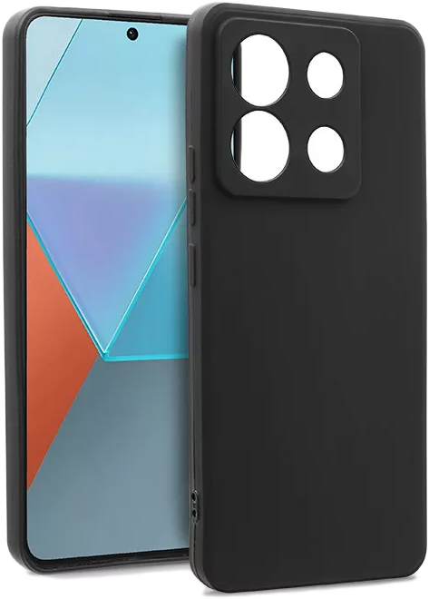 HAFFNER Xiaomi Redmi Note 13 Pro 5G/Poco X6 5G Soft szilikon tok, fekete (HF282294)