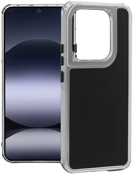 HAFFNER Xiaomi Redmi Note 14 5G Matrix szilikon tok, fekete (HF367908)