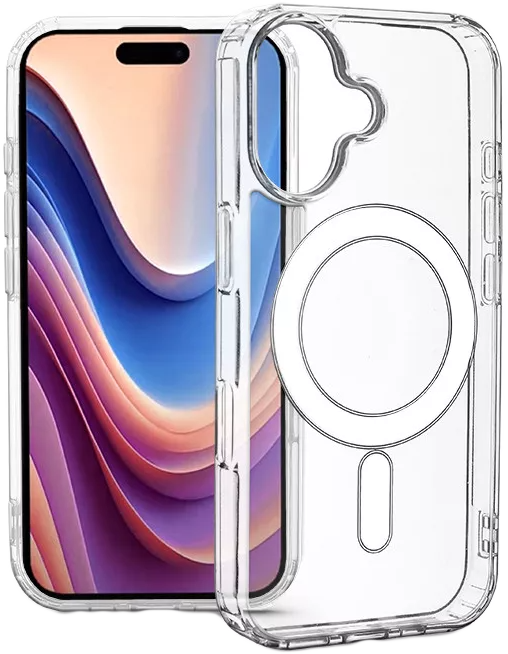 HAFFNER Apple iPhone 16 Plus Anti Shock MagSafe szilikon tok, átlátszó (HF785434)