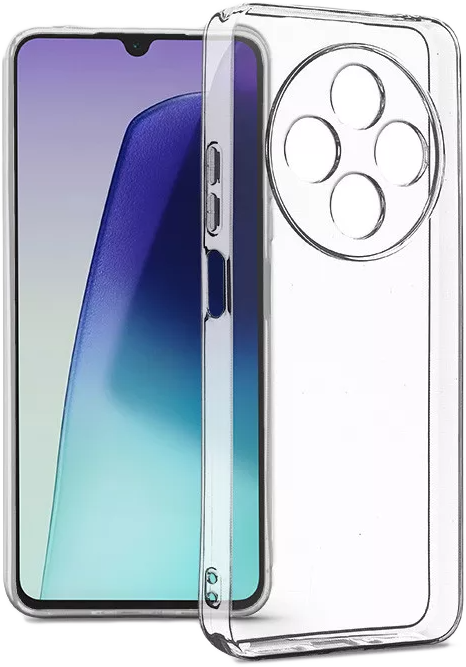 HAFFNER Xiaomi Redmi 14C Clear Case kameravédős szilikon tok, átlátszó (HF339233)