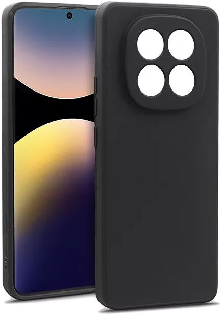 HAFFNER Xiaomi Redmi Note 14 Pro 5G Soft szilikon tok, fekete (HF373428)