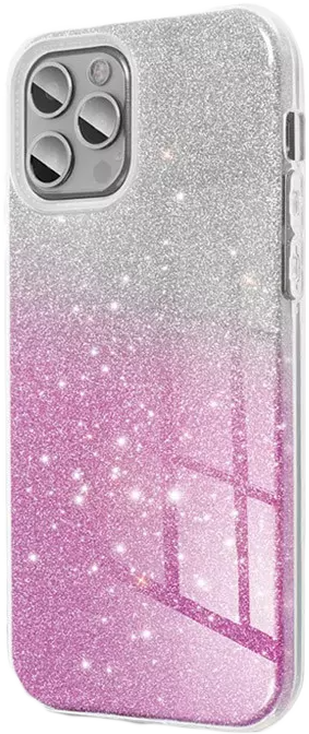 HAFFNER Samsung Galaxy A35 5G Shining szilikon tok, ezüst-pink (HF271564)