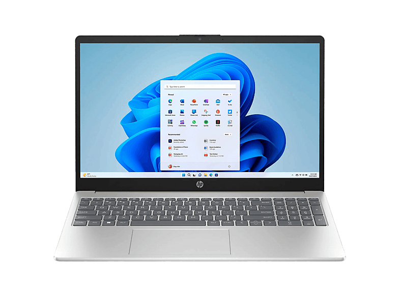 HP Laptop 15-fc0101nb 15.6 Inch Full HD, AMD Ryzen 5 7520U, 16GB RAM, 512GB SSD