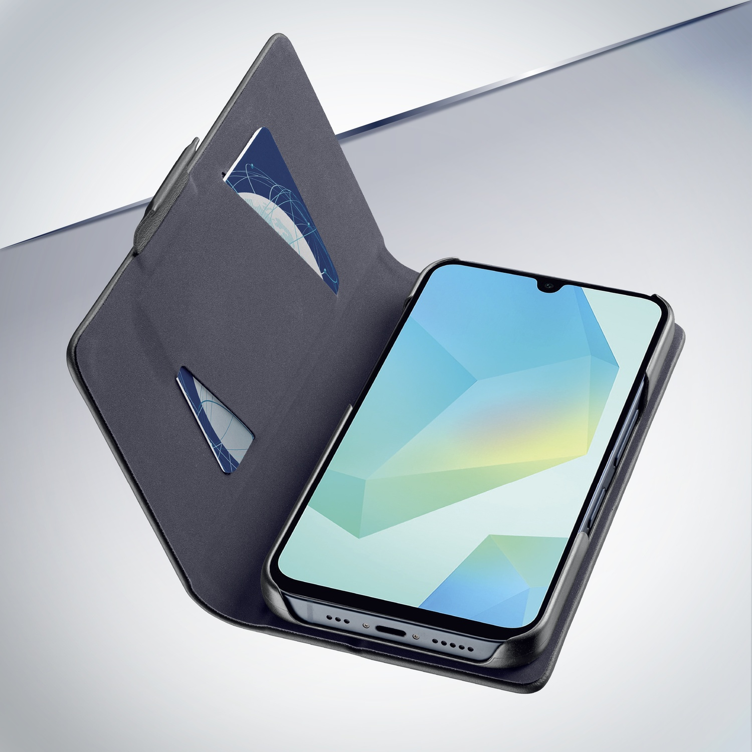 STRAX New Welton Funda para teléfono móvil Voltear Negro - Fundas para