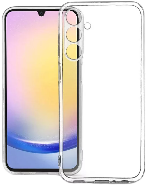 HAFFNER Samsung Galaxy A25 5G Clear Case kameravédős szilikon tok, átlátszó (HF726475)