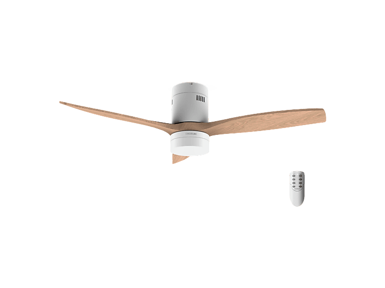 Ventilador de techo - Cecotec EnergySilence Aero 5600 Classic, 40 W, Motor DC, 52 pulgadas, Modo Verano/Invierno, Mando a distancia, Multicolor