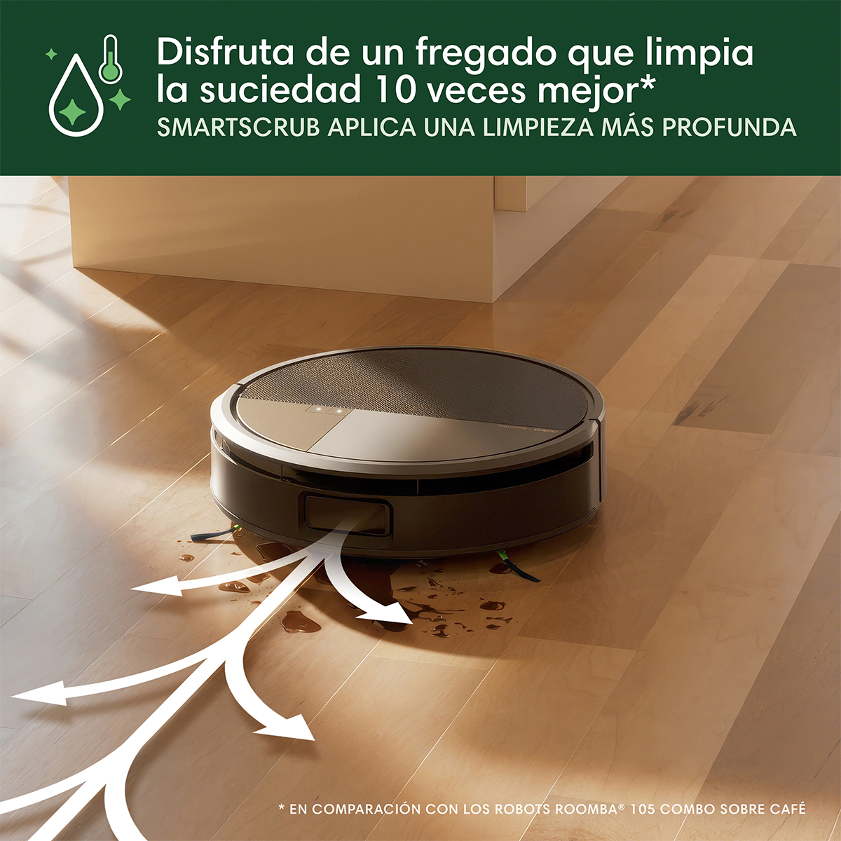 Disfruta de un fregado que limpia la suciedad 10 veces mejor smartscrubs aplica una limpieza más profunda
