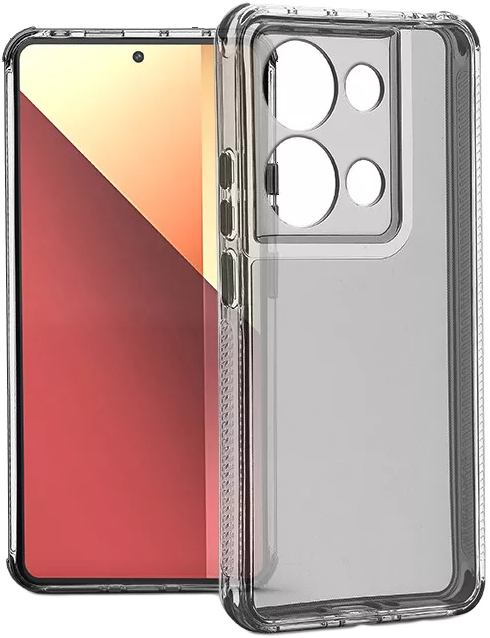 HAFFNER Xiaomi Redmi Note 13 Pro 4G/Poco M6 Matrix Clear kameravédős szilikon tok, átlátszó (HF322976)