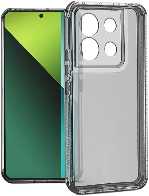 HAFFNER Xiaomi Redmi Note 13 Pro 5G/Poco X6 5G Matrix Clear kameravédős szilikon tok, átlátszó (HF323492)