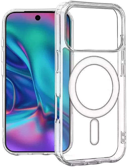 HAFFNER iPhone 17 Pro Max Clear Mag Cover szilikon tok, átlátszó (HF407161)