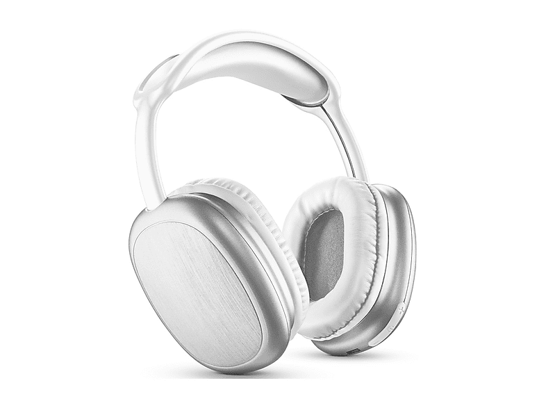MUSICSOUND Maxi2 CUFFIE WIRELESS, Bluetooth 5.0, around-ear, Bianco