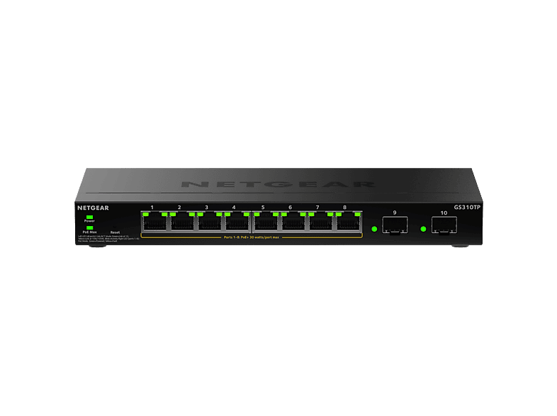 Netgear GS310TPv2 8-Port Gigabit Smart Managed PoE+ Switch