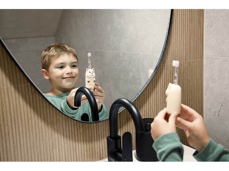 Szczoteczka soniczna INNOGIO GIOdog GIO-452 Brązowy – zdjęcie 3