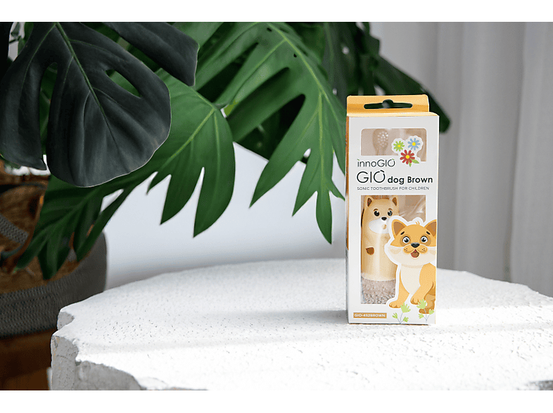 Szczoteczka soniczna INNOGIO GIOdog GIO-452 Brązowy – zdjęcie 2