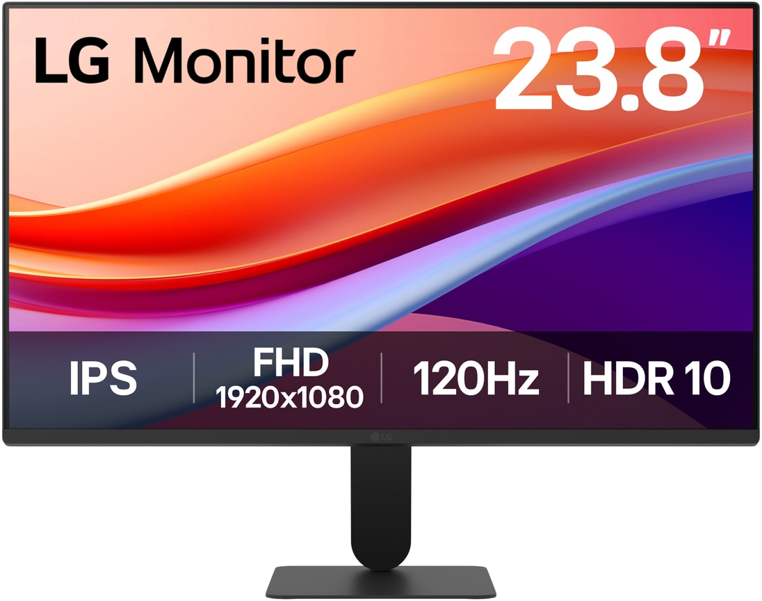 LG 24U41YA-B 23,8'' Sík FHD 120 Hz 16:9 IPS LED Monitor