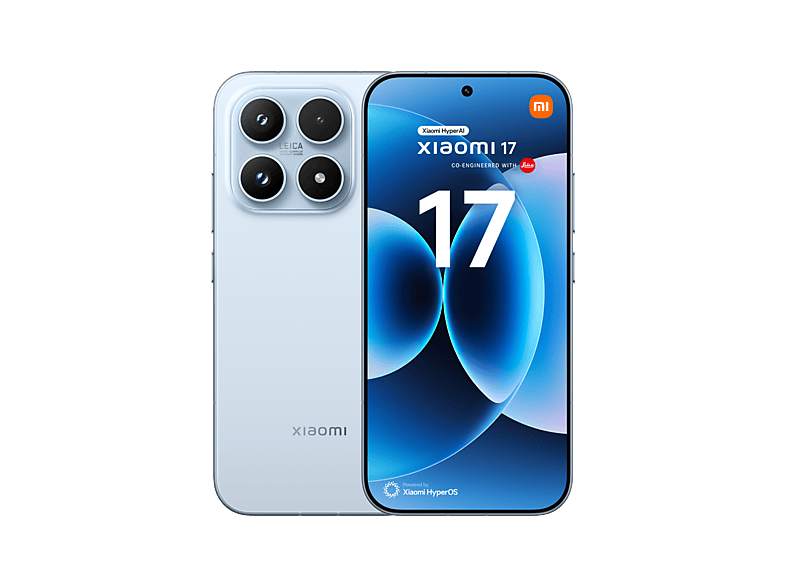 Xiaomi 17, Azul, 512GB, 12GB RAM, 6.3 CrystalRes OLED display, Snapdragon® 8 Elite Gen 5 Mobile Platform, 6000 mAh