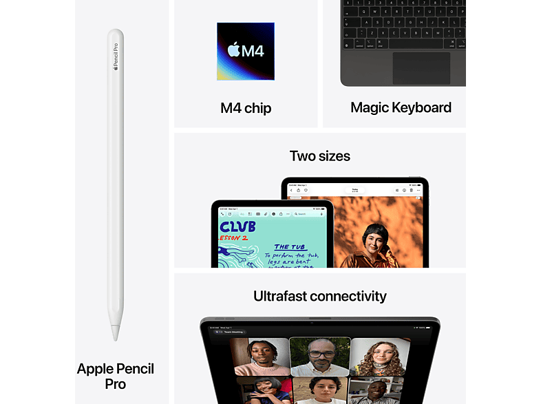 Apple iPad Air m4 256GB本体 + Pencil Pro APPLE iPad Air (2026) | 13 inch - M4 - 256 GB - Space Grey - Wi-Fi