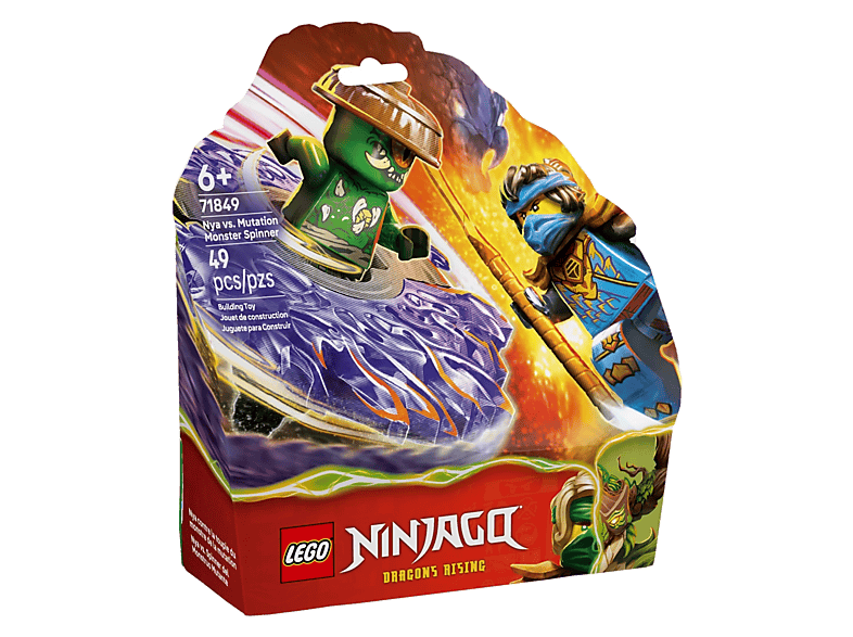 Klocki LEGO Ninjago Nya kontra zmutowany potwór na spinnerze 71849