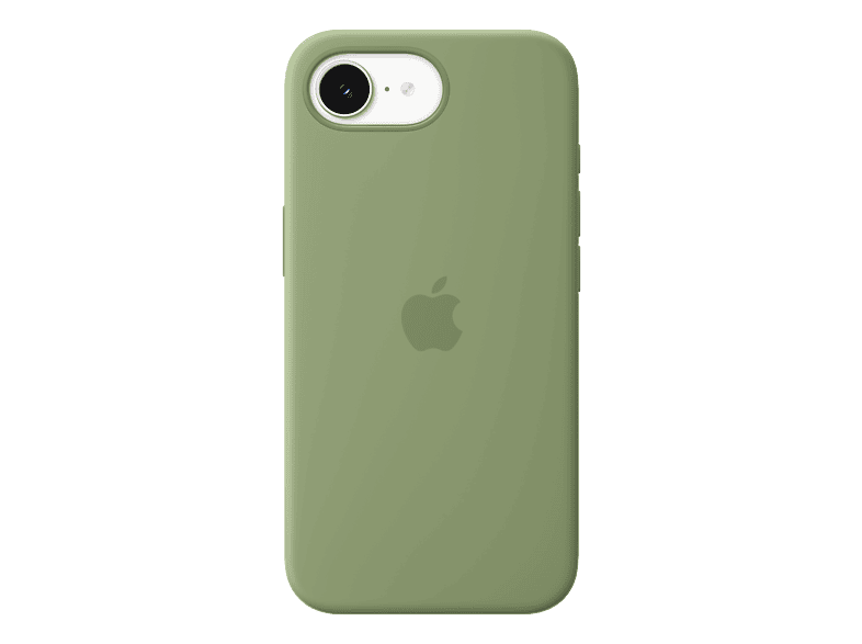 APPLE Silikon Case mit MagSafe, Backcover, Apple, iPhone 17e, Light Moss