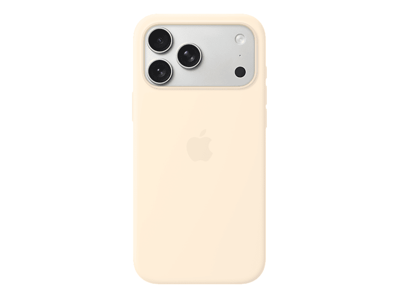 APPLE Silikon Case mit MagSafe, Backcover, Apple, iPhone 17 Pro Max, Vanilla