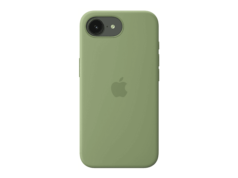 Apple Silikon Case mit MagSafe, Backcover, für Apple iPhone 17e, Hellmoosgrün; Schutzhülle