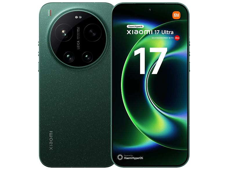 Xiaomi 17 Ultra, Verde, 512GB, 16GB RAM, 6.9 Hyper RGB OLED display, Snapdragon® 8 Elite Gen 5 Mobile Platform, 6000 mAh