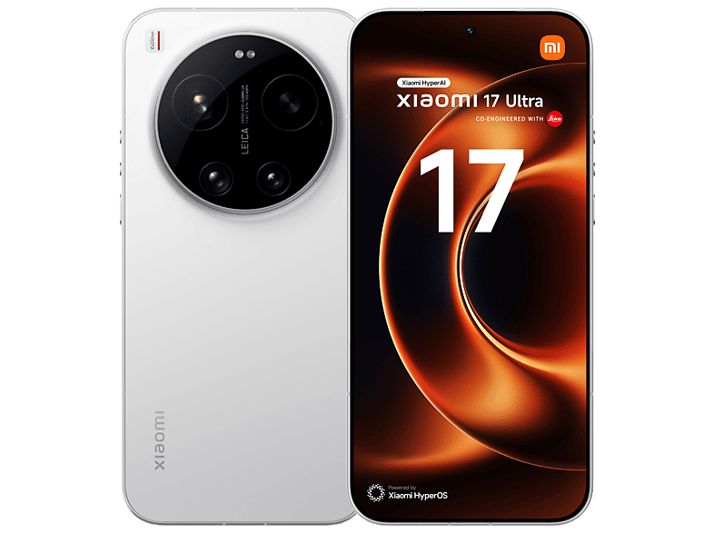 Xiaomi 17 Ultra, Blanco, 512GB, 16GB RAM, 6.9 Hyper RGB OLED display, Snapdragon® 8 Elite Gen 5 Mobile Platform, 6000 mAh