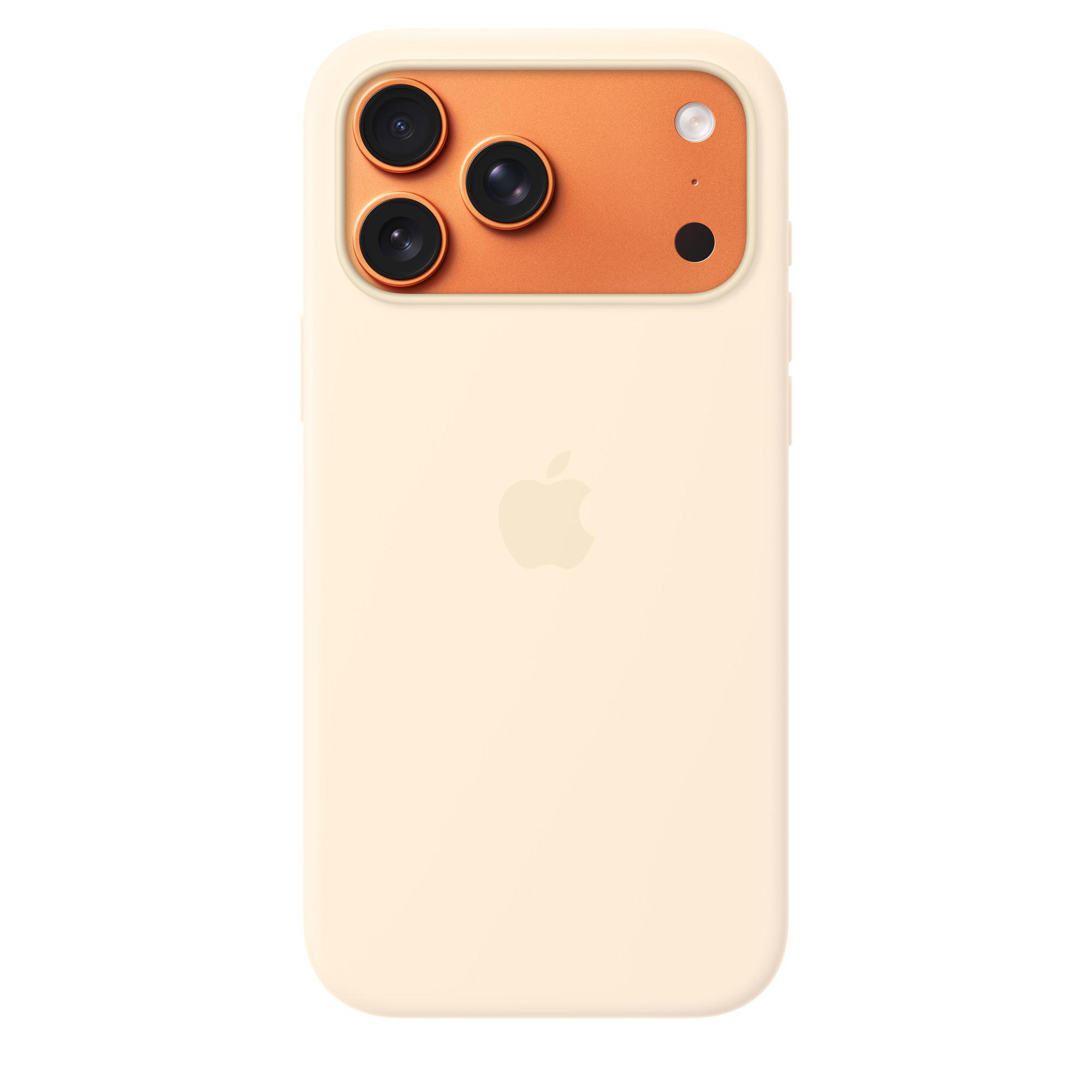 Ein hellgelbes iPhone mit dreifacher Kamera auf der Rückseite.
