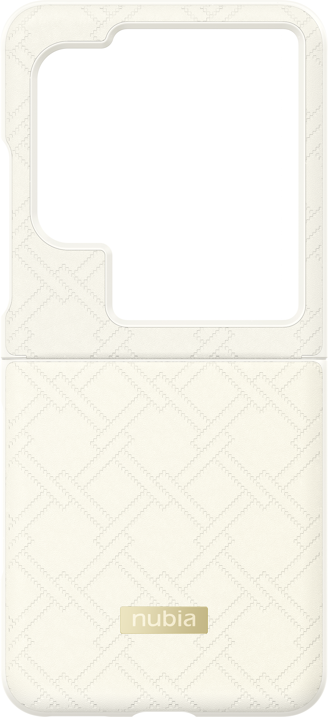 ZTE Nubia Flip2 bőr telefontok, fehér (P678F011)