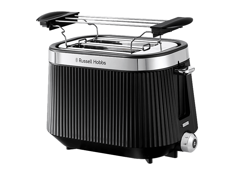 Russell Hobbs 26760-56 Bronte Toaster (Schwarz, 980 Watt, Schlitze: 2)