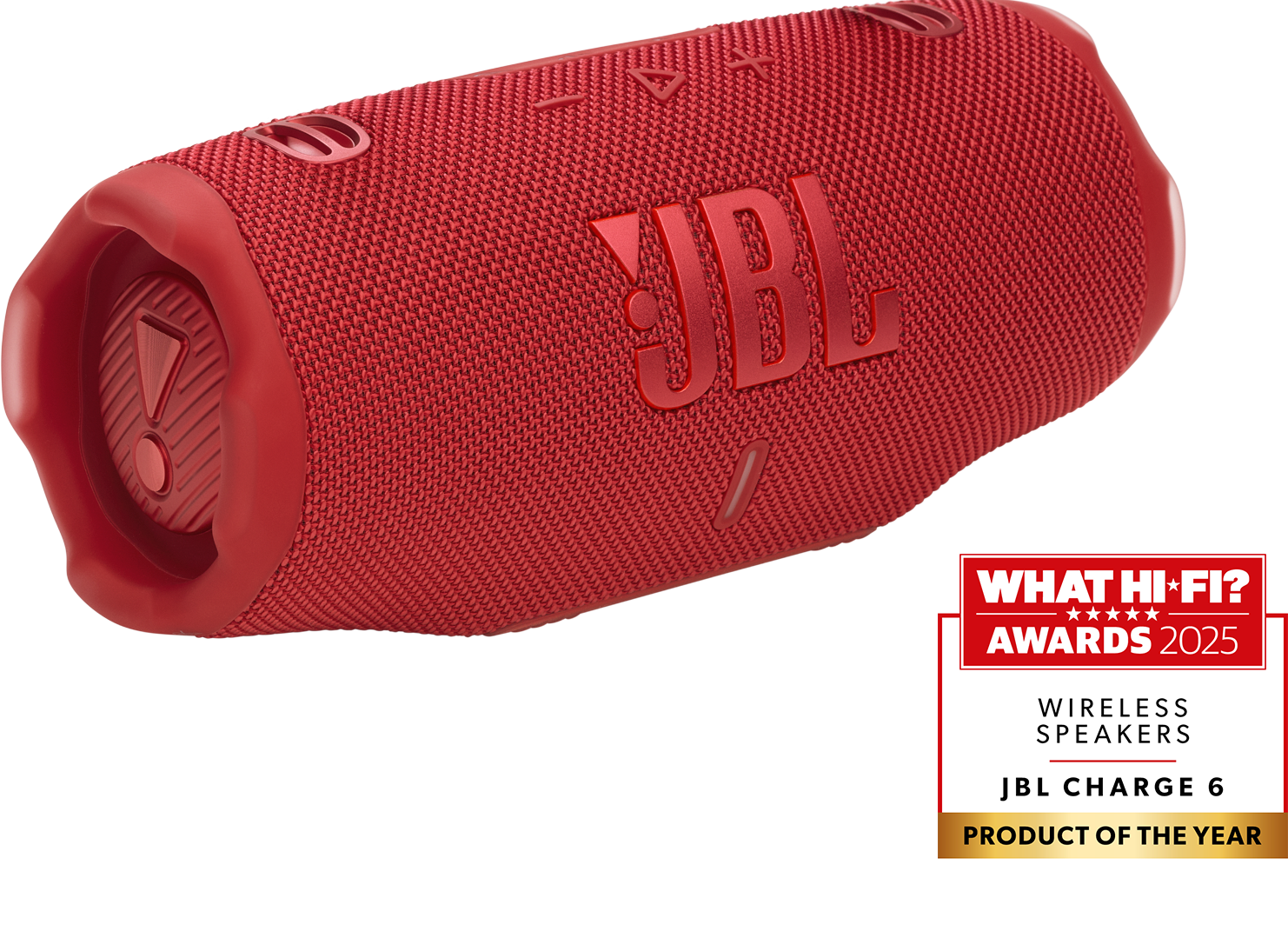 JBL Charge 6 RED bluetooth hangszóró, piros