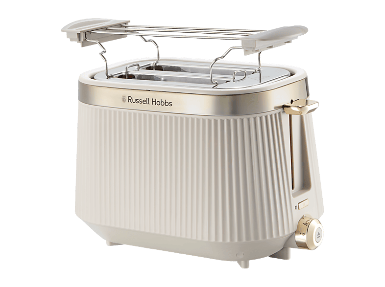 Russell Hobbs 26761-56 Bronte Toaster (Stone/Gold, 980 Watt, Schlitze: 2)