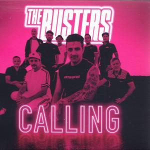 Die Band "The Busters" posiert für ein Albumcover mit dem Titel "CALLING".