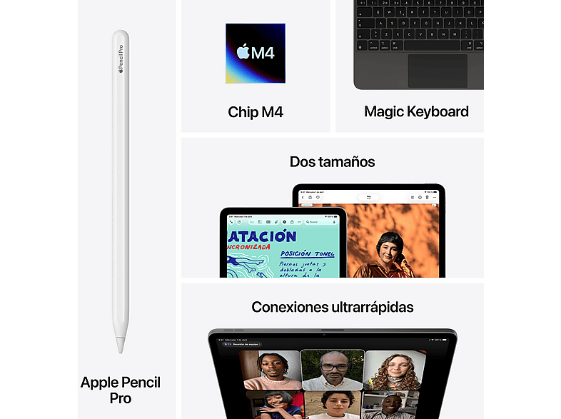 Apple iPad Air (2026), 128 GB, Gris Espacial, 11