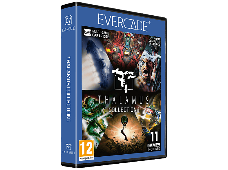 Cartucho juego retro Evercade: Thalamus Collection 1