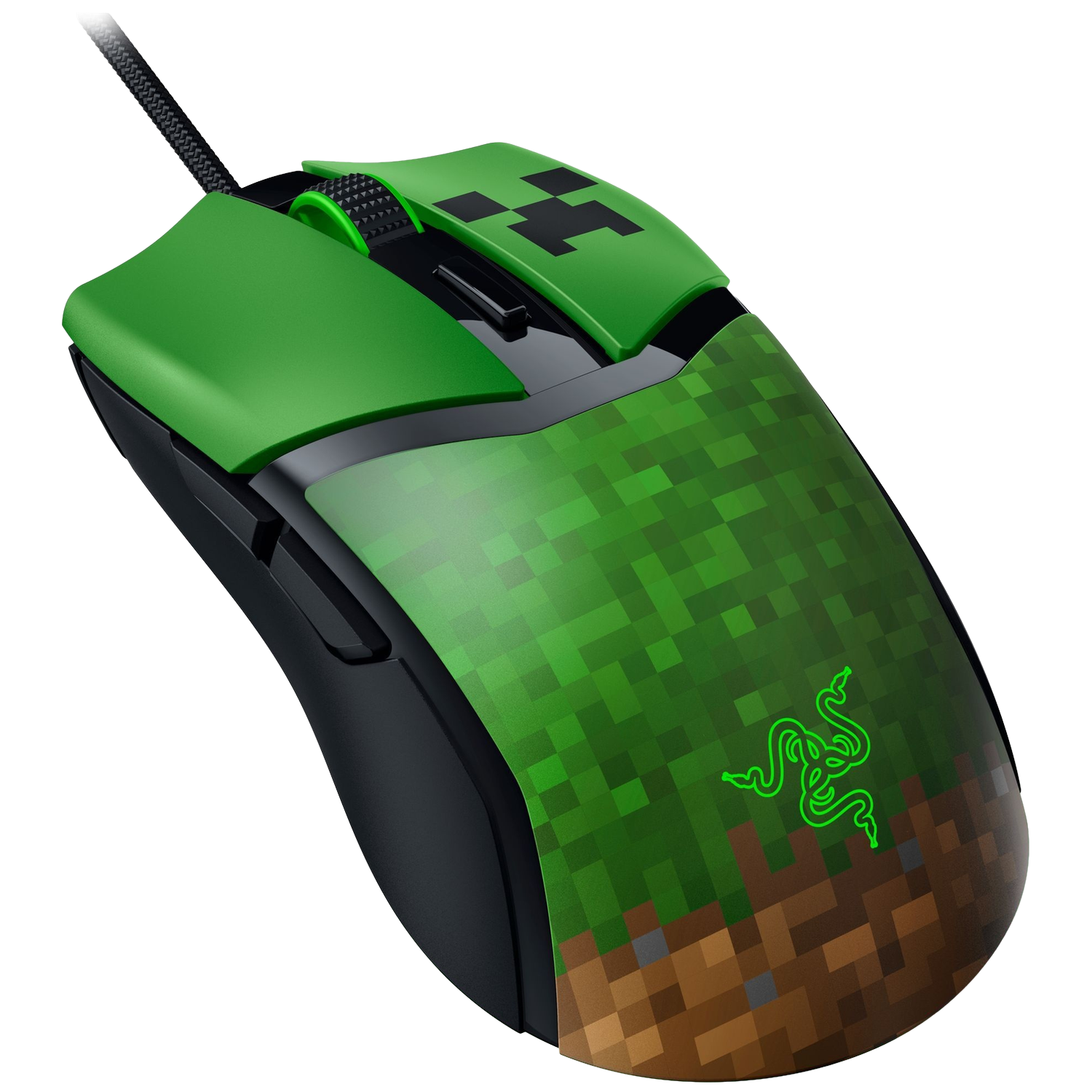 Razer Cobra Lightweight Wired Gaming Mouse With Razer Chroma Rgb Minecraft Edition