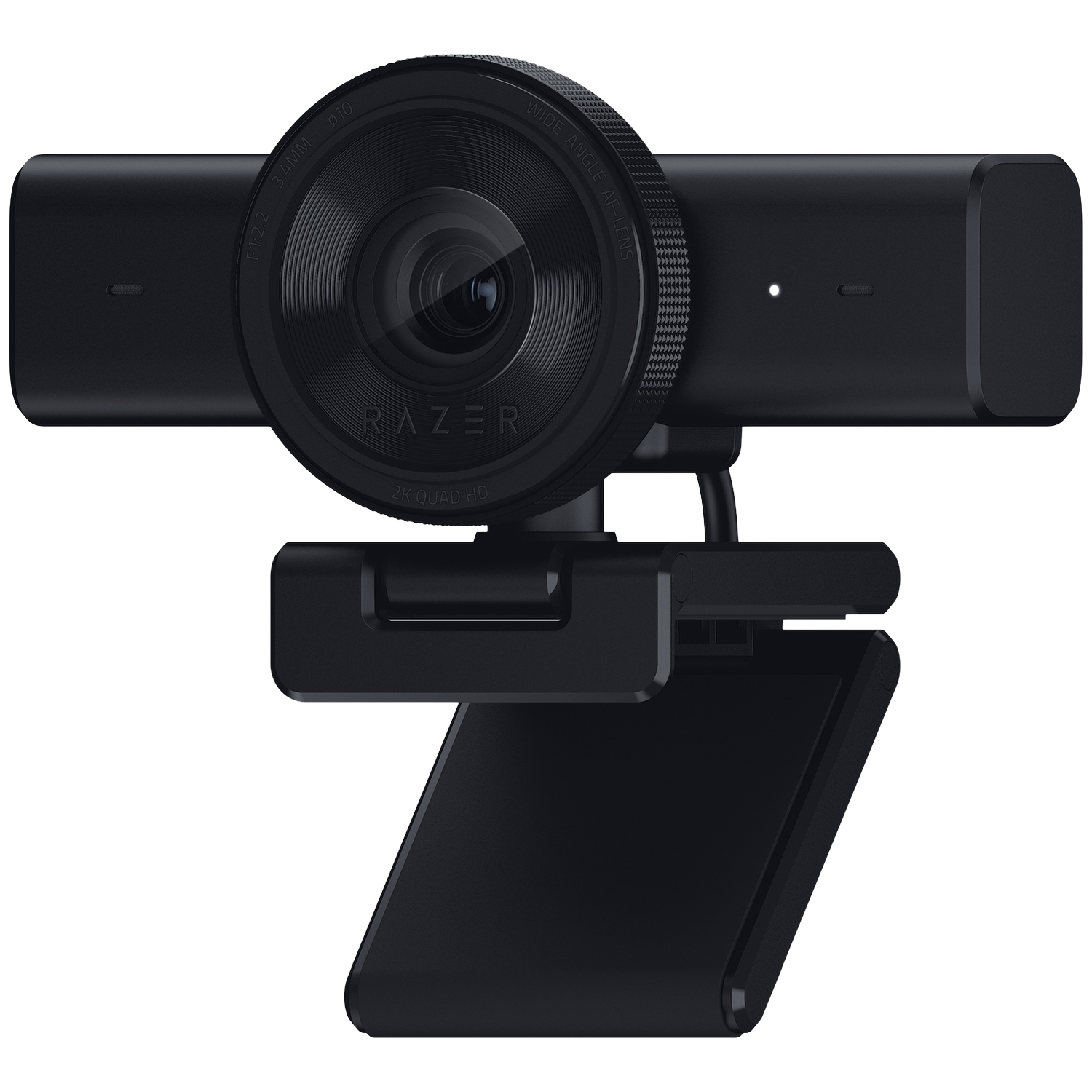 Razer Kiyo V2 X - Webcam - 60FPS - Ingebouwde Microfoon - Auto-Focus - 1440p - Groothoeklens - Zwart
