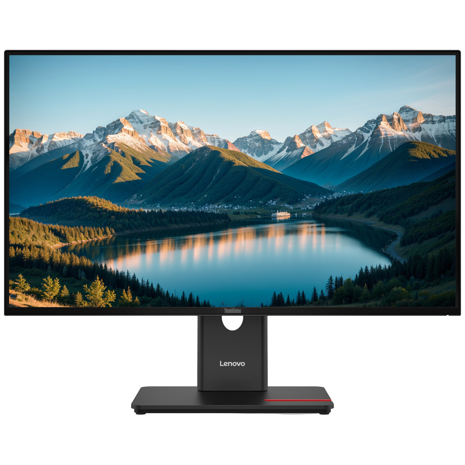 Lenovo Thinkvision T27q-40 - 27 Inch 2560 X 1440 (quad Hd) Ips-paneel In Hoogte Verstelbaar afbeelding