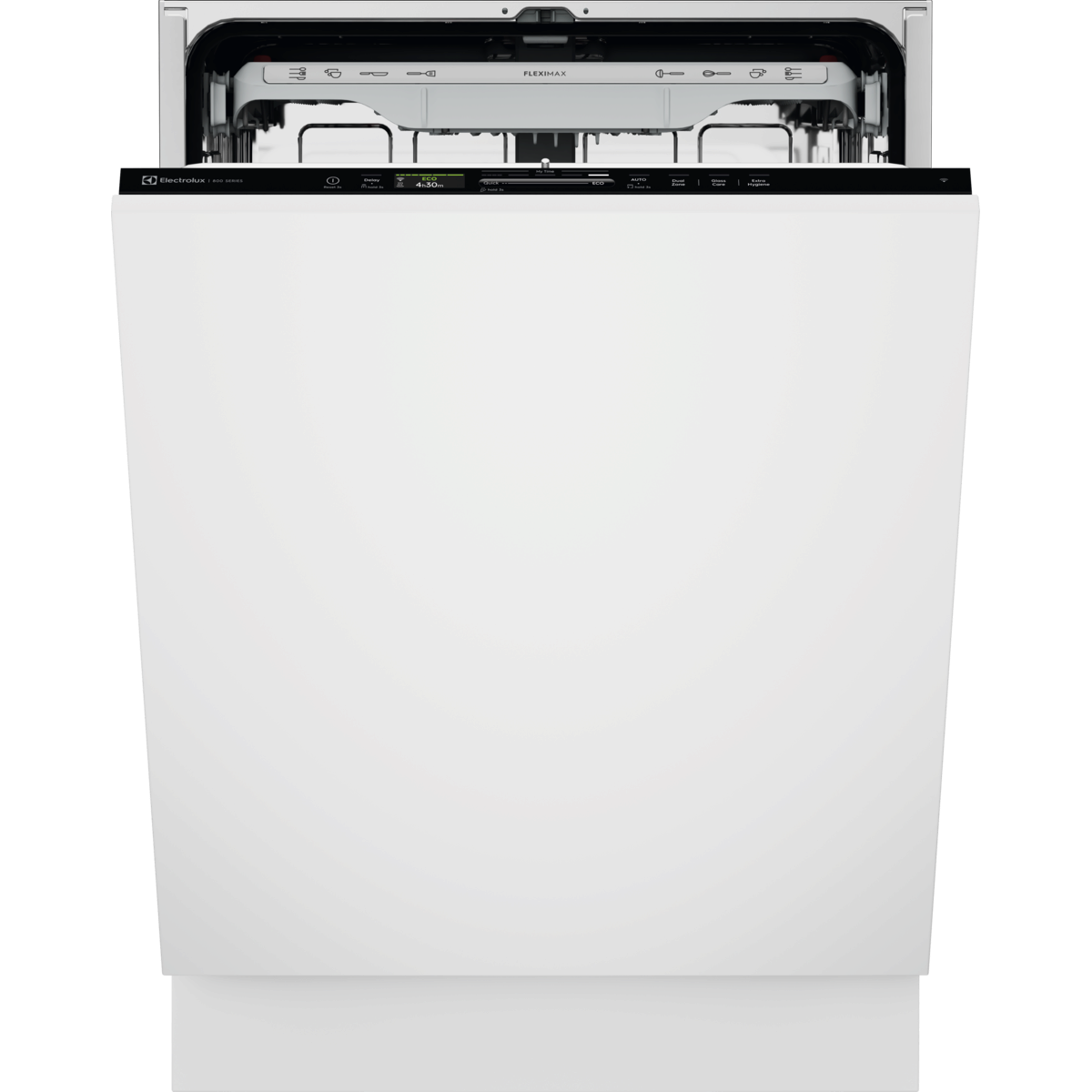 ELECTROLUX E87LB200T Beépíthető mosogatógép Wifi, XXL, 87cm, QuickSelect, FlexiMax, Hátralévő idő padlón